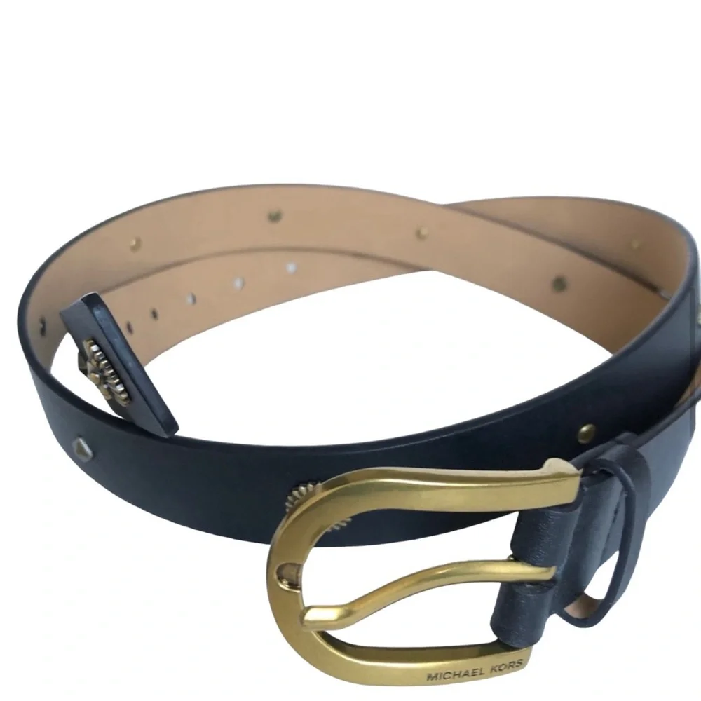 Michael Kors Black Studded Belt Women’s Size L